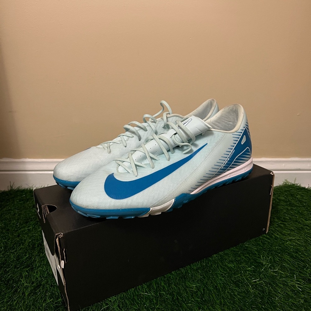 Nike Mercurial Vapor 16 Academy Turf Blue and White
